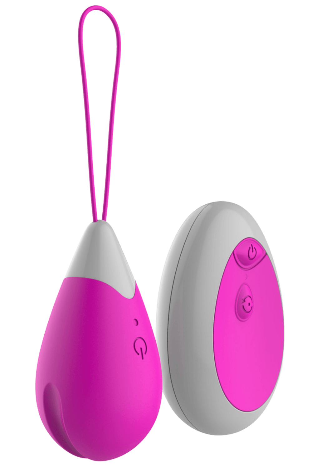 Œuf Vibrant Télécommandé 10 Modes Fuchsia 1 dosette de lubrifiant — Pocket Pleasure