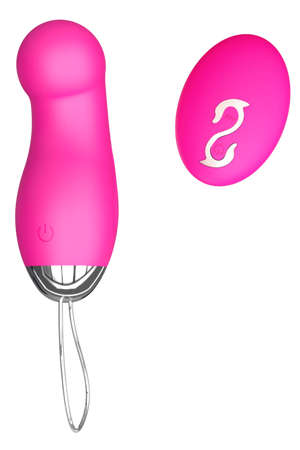 Œuf Vibrant Télécommandé 10 Modes Rose 1 dosette de lubrifiant — Pocket Pleasure
