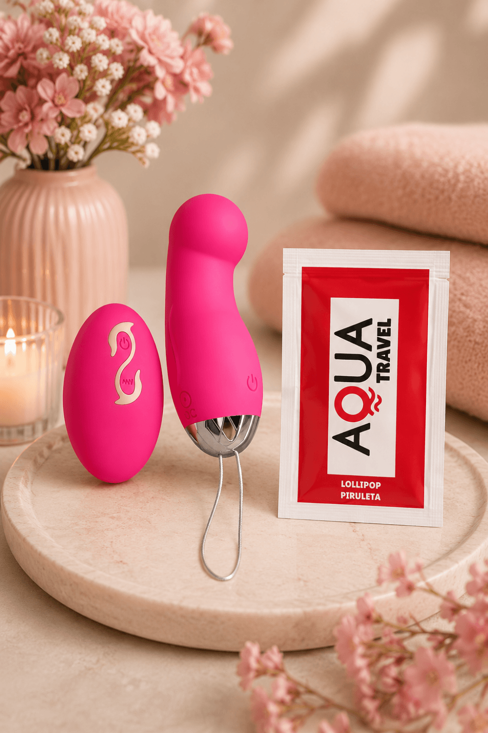 Œuf Vibrant Télécommandé 10 Modes Rose 1 dosette de lubrifiant — Pocket Pleasure