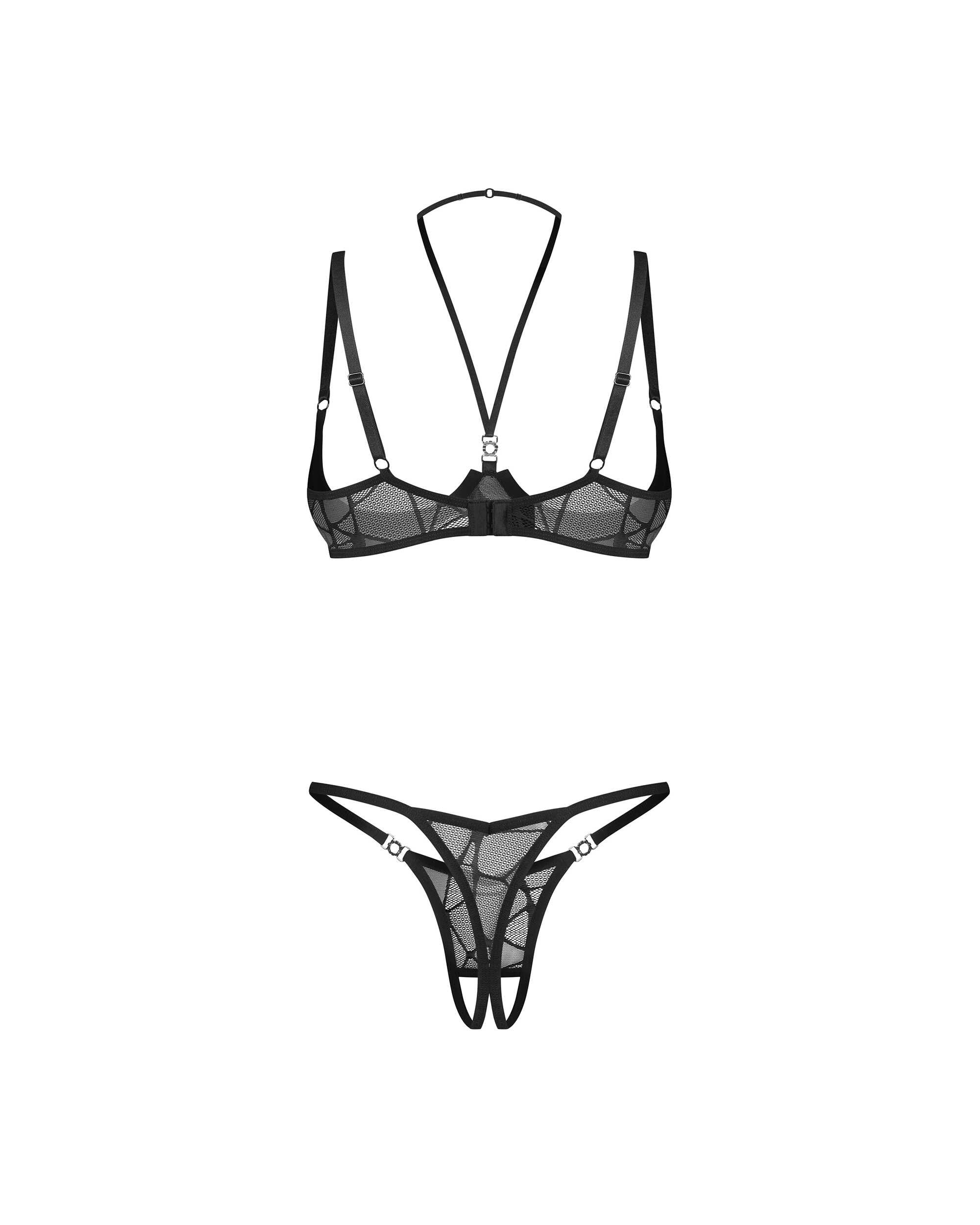 Olianna ensemble 2 pièces noir - Obsessive