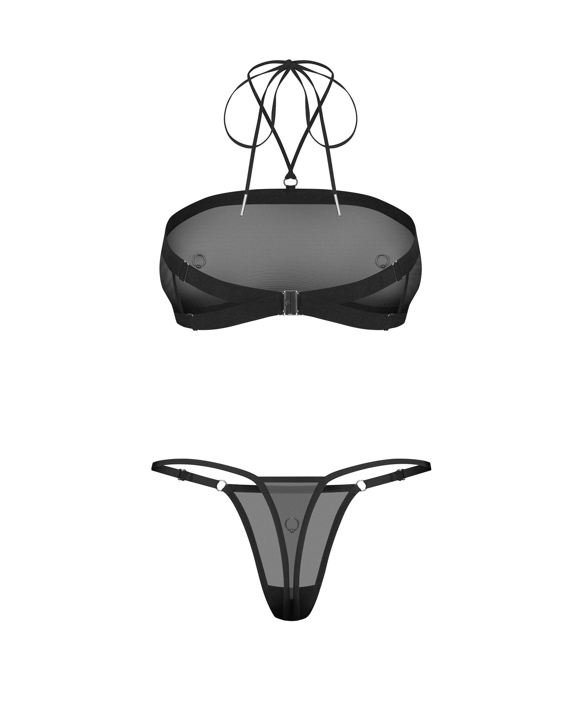 Orinelle ensemble 2 pièces noir - Obessive