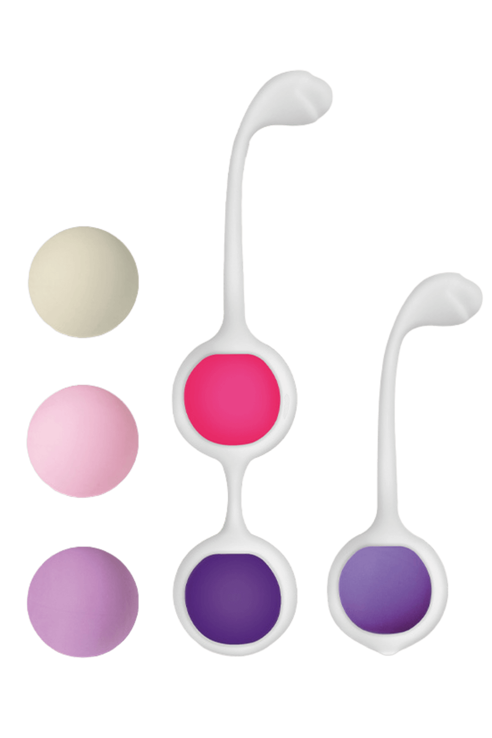 PERLA – Set de 6 Boules de Geisha Progressives - Coeur Ardent