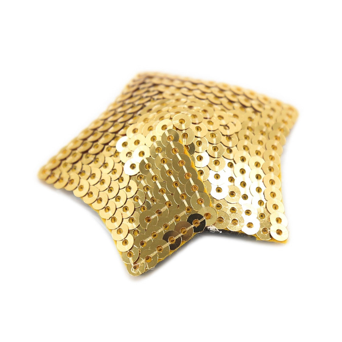 Paire de cache tétons adhésifs étoile pailletée sequin doré - Be Lily Accessories