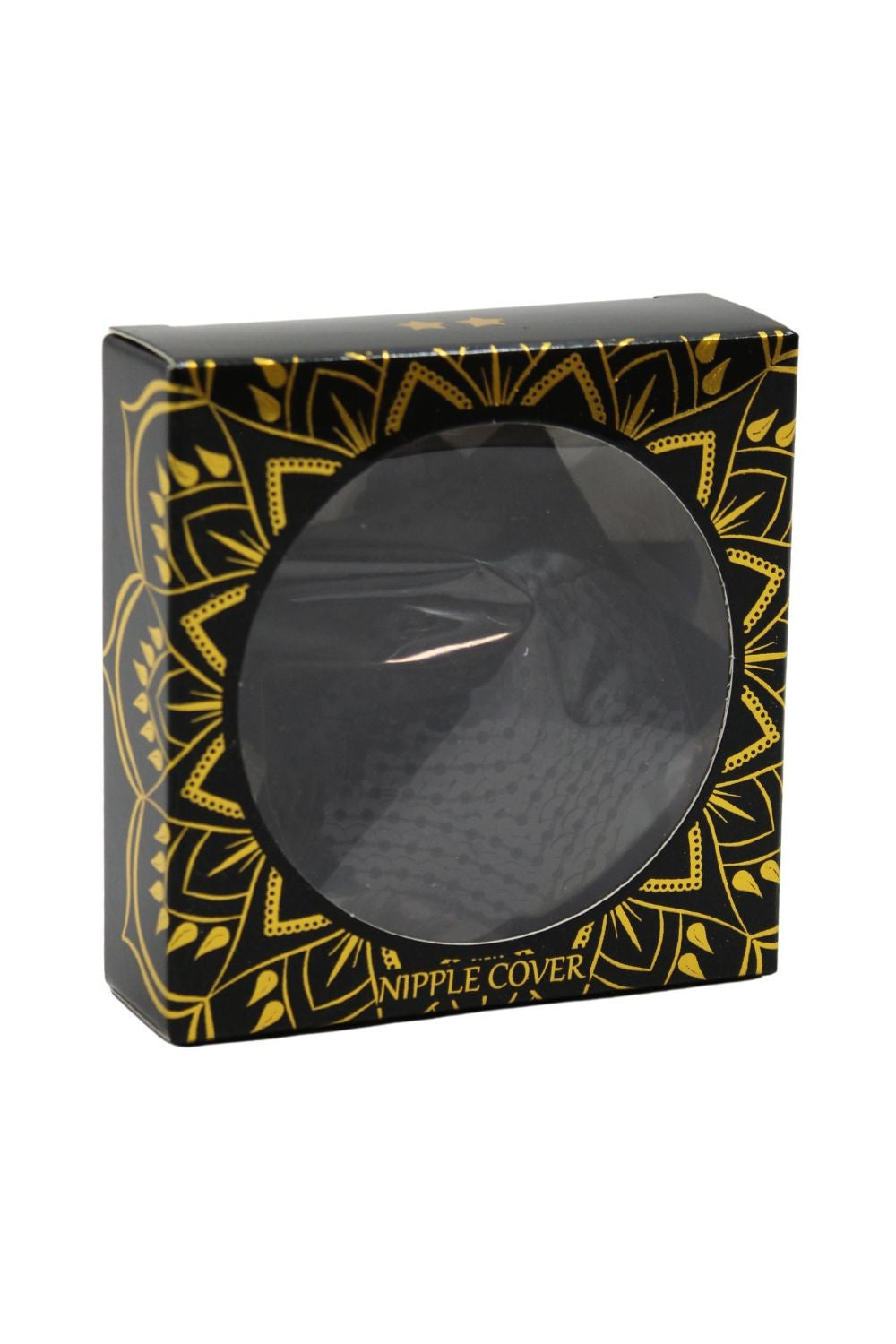 Paire de cache tétons adhésifs étoile pailletée sequin noir - Be Lily Accessories