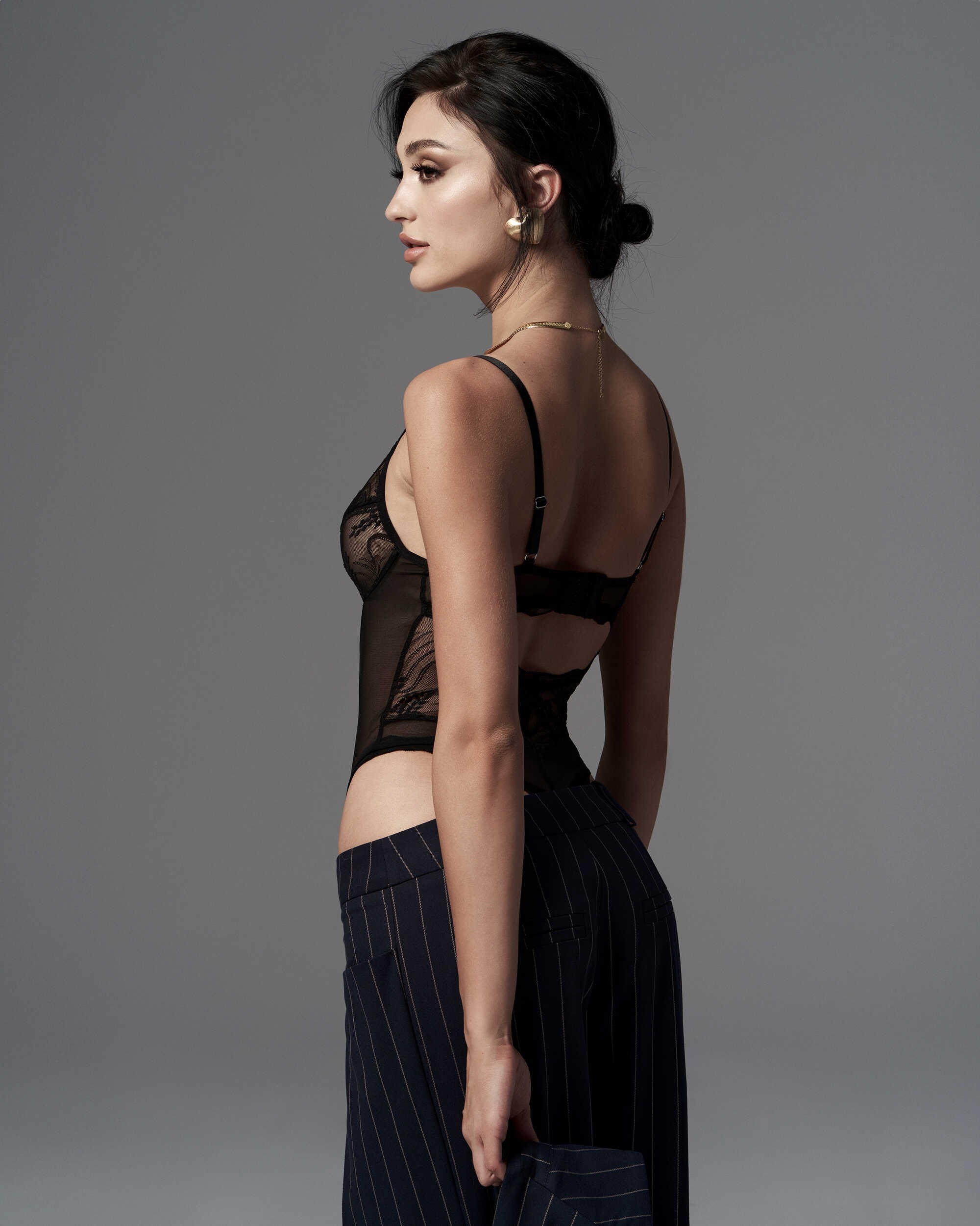 Perisia body ouvert - Noir - Obsessive