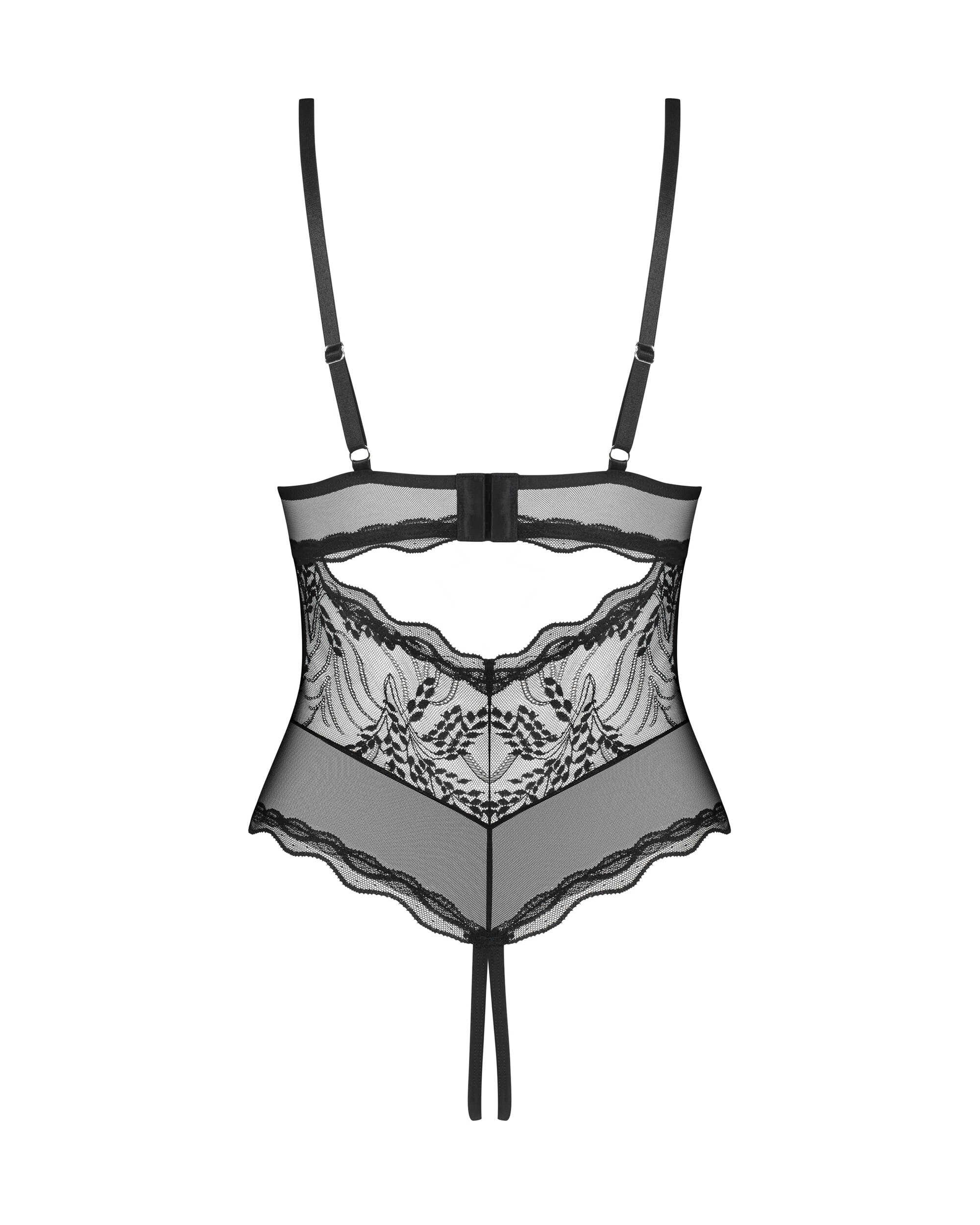 Perisia body ouvert - Noir - Obsessive
