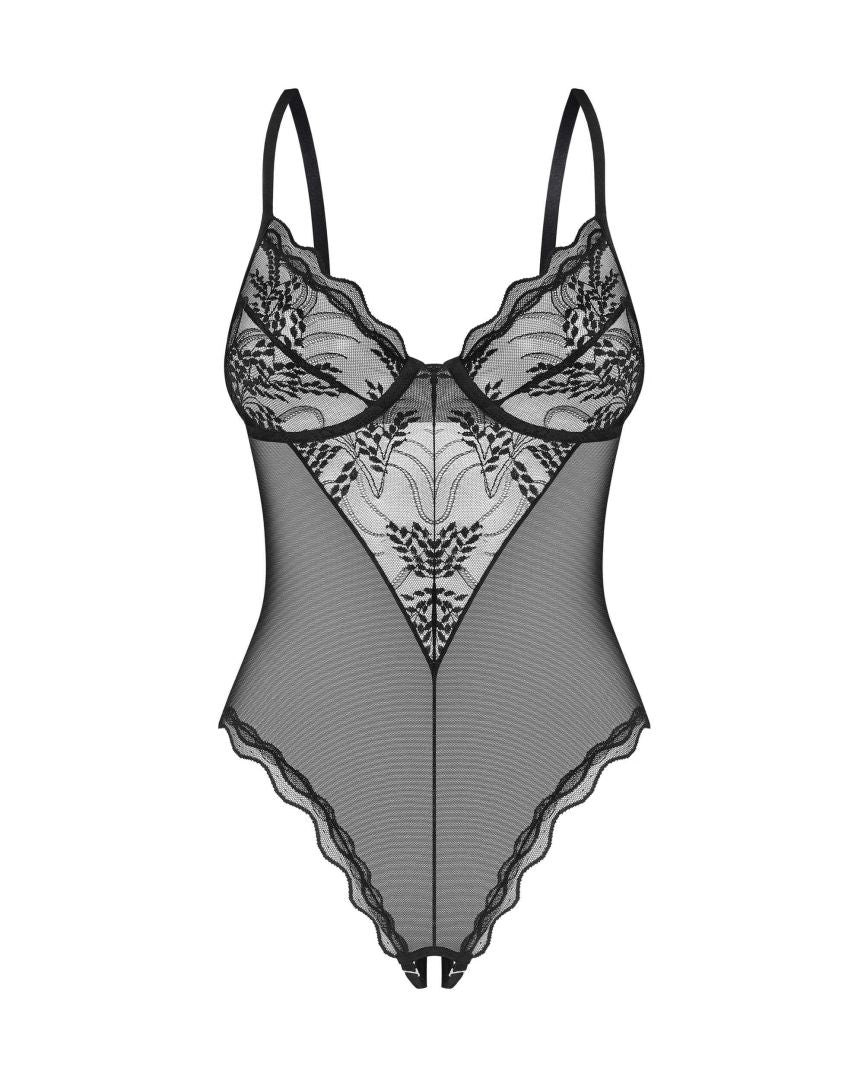 Perisia body ouvert - Noir - Obsessive