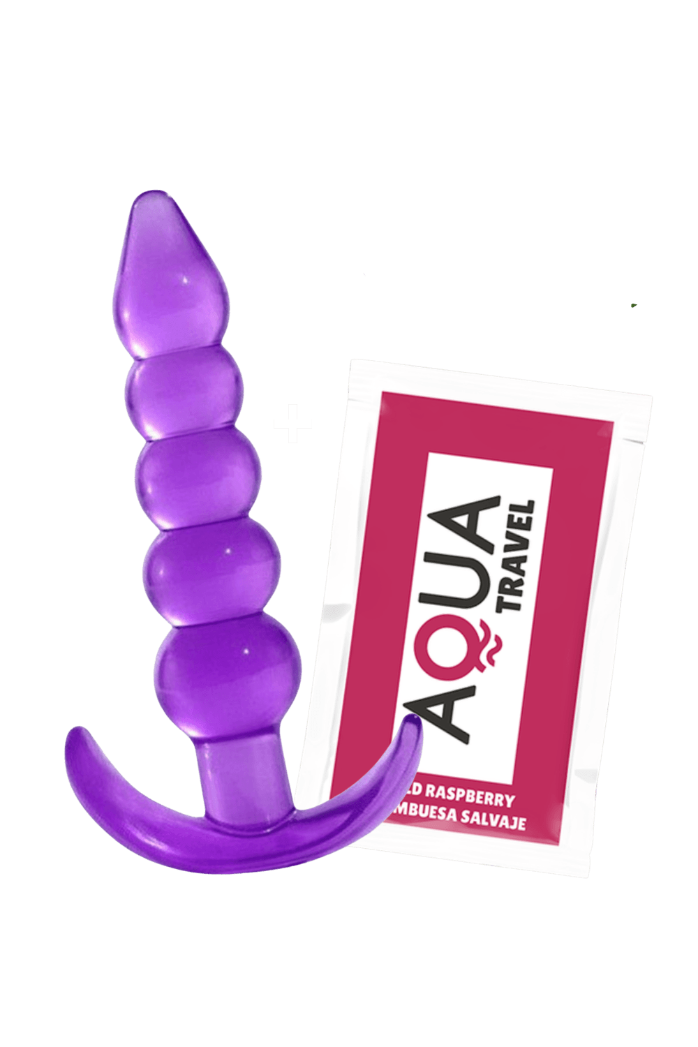 Plug Anal Jelly 5 Boules Pocket Pleasure 1 dosette lubrifiant - Pocket Pleasure