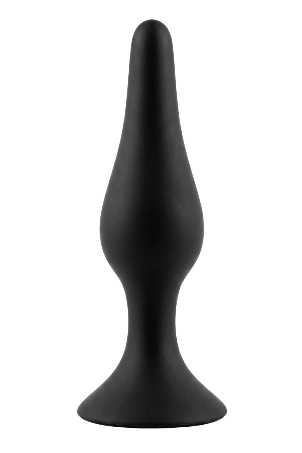 Plug Anal Noir en Silicone XL avec Ventouse Taille XL 15 cm Pocket Pleasure 1 dosette de lubrifiant - Pocket Plaesure