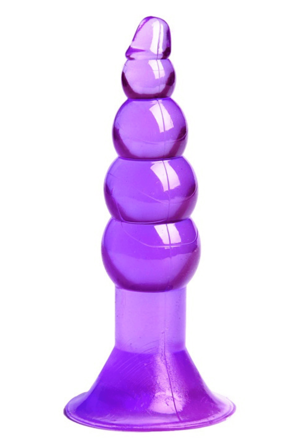 Plug Anal Ventouse Boules Jelly 11 cm Pocket Pleasure 1 dosette lubrifiant - Pocket Pleasure