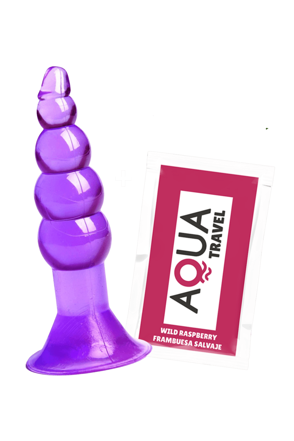 Plug Anal Ventouse Boules Jelly 11 cm Pocket Pleasure 1 dosette lubrifiant - Pocket Pleasure