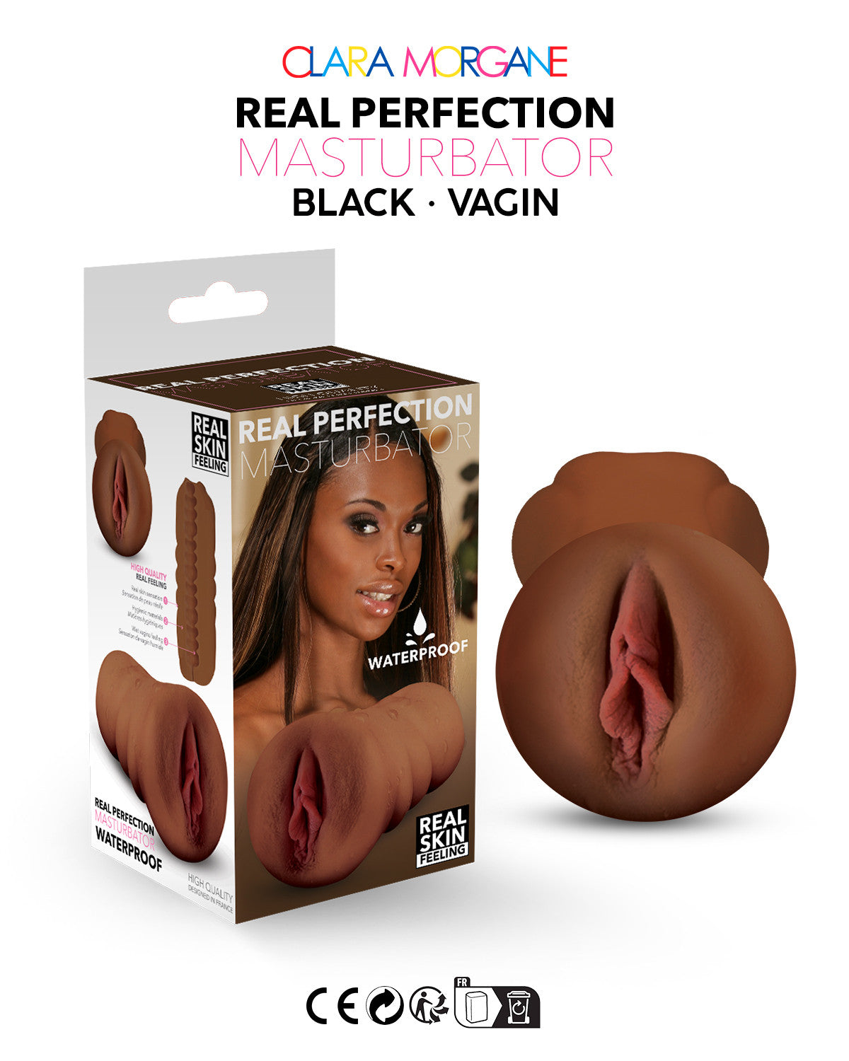 Real perfection masturbateur Vagin - Black - Clara Morgane