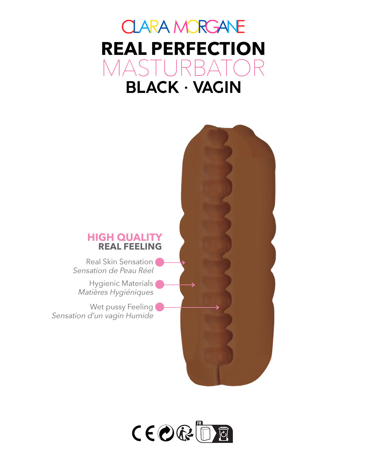 Real perfection masturbateur Vagin - Black - Clara Morgane