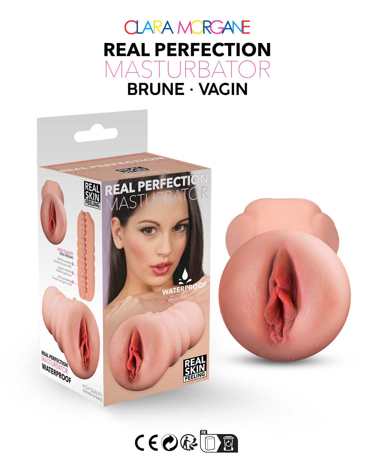 Real perfection masturbateur Vagin - Brune - Clara Morgane