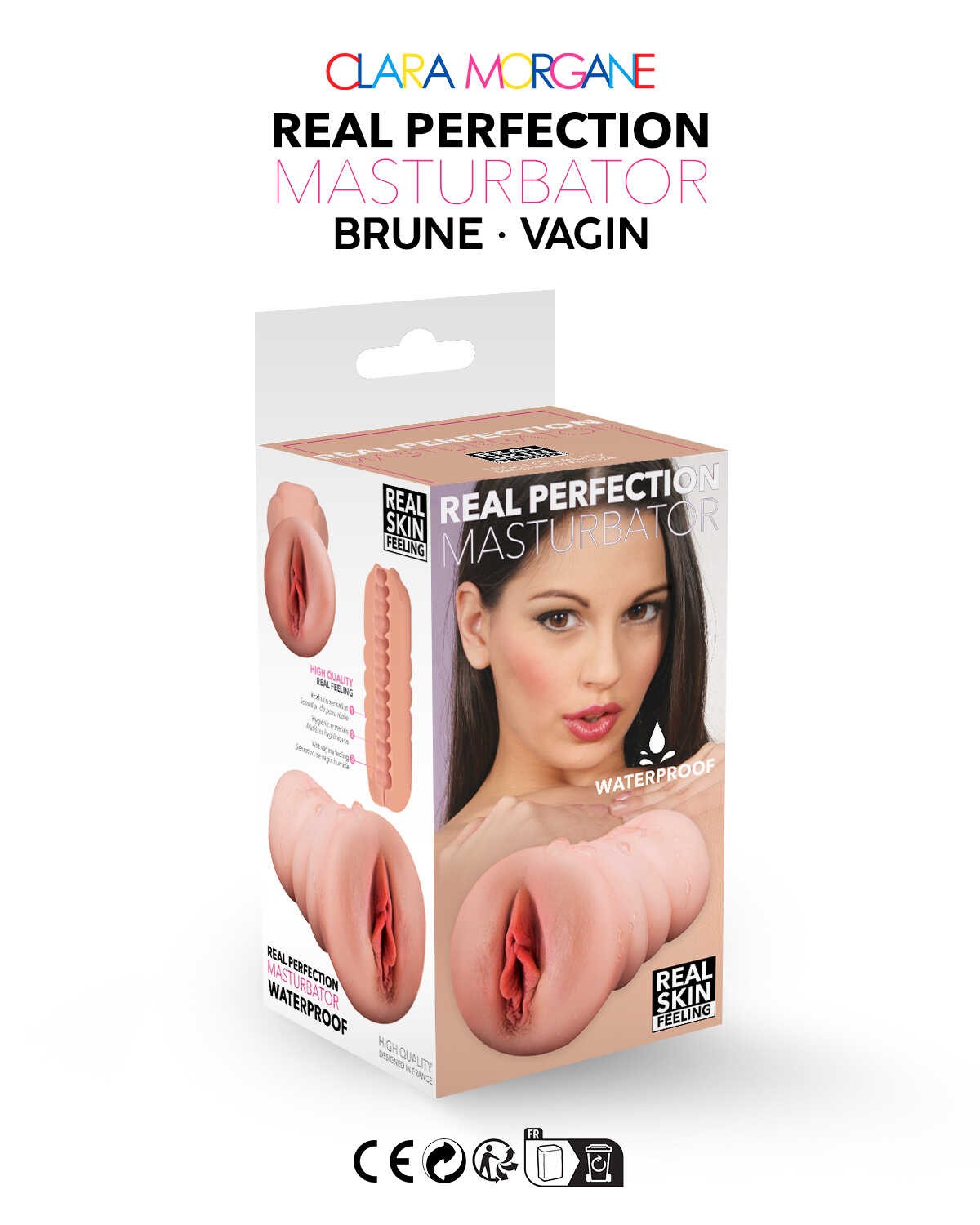 Real perfection masturbateur Vagin - Brune - Clara Morgane