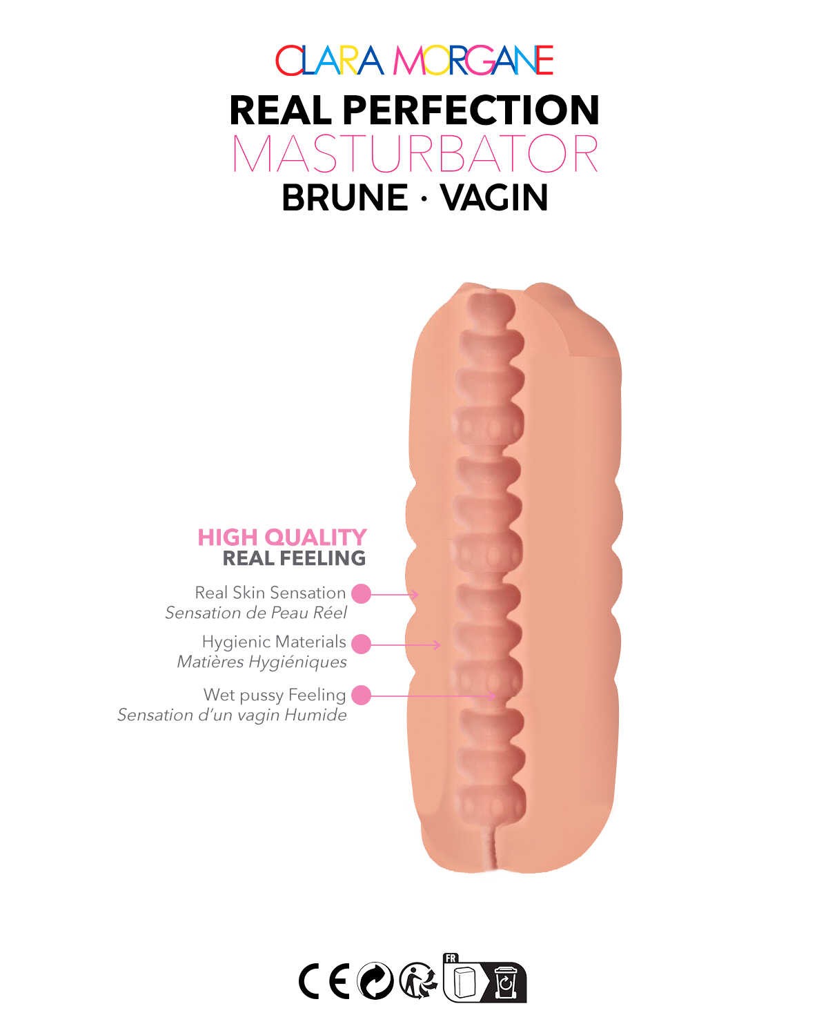 Real perfection masturbateur Vagin - Brune - Clara Morgane