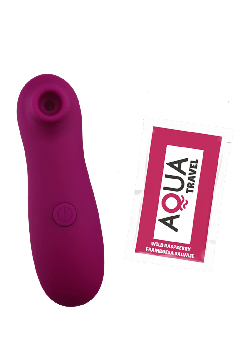 Stimulateur Clitoridien Sans Contact Violet 1 dosette de lubrifiant — Pocket Pleasure