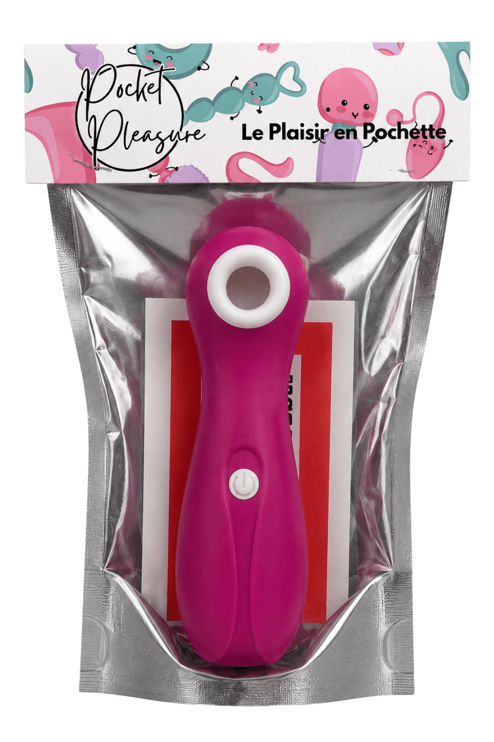 Stimulateur Clitoridien à Succion Rose 1 dosette lubrifiant — Pocket Pleasure