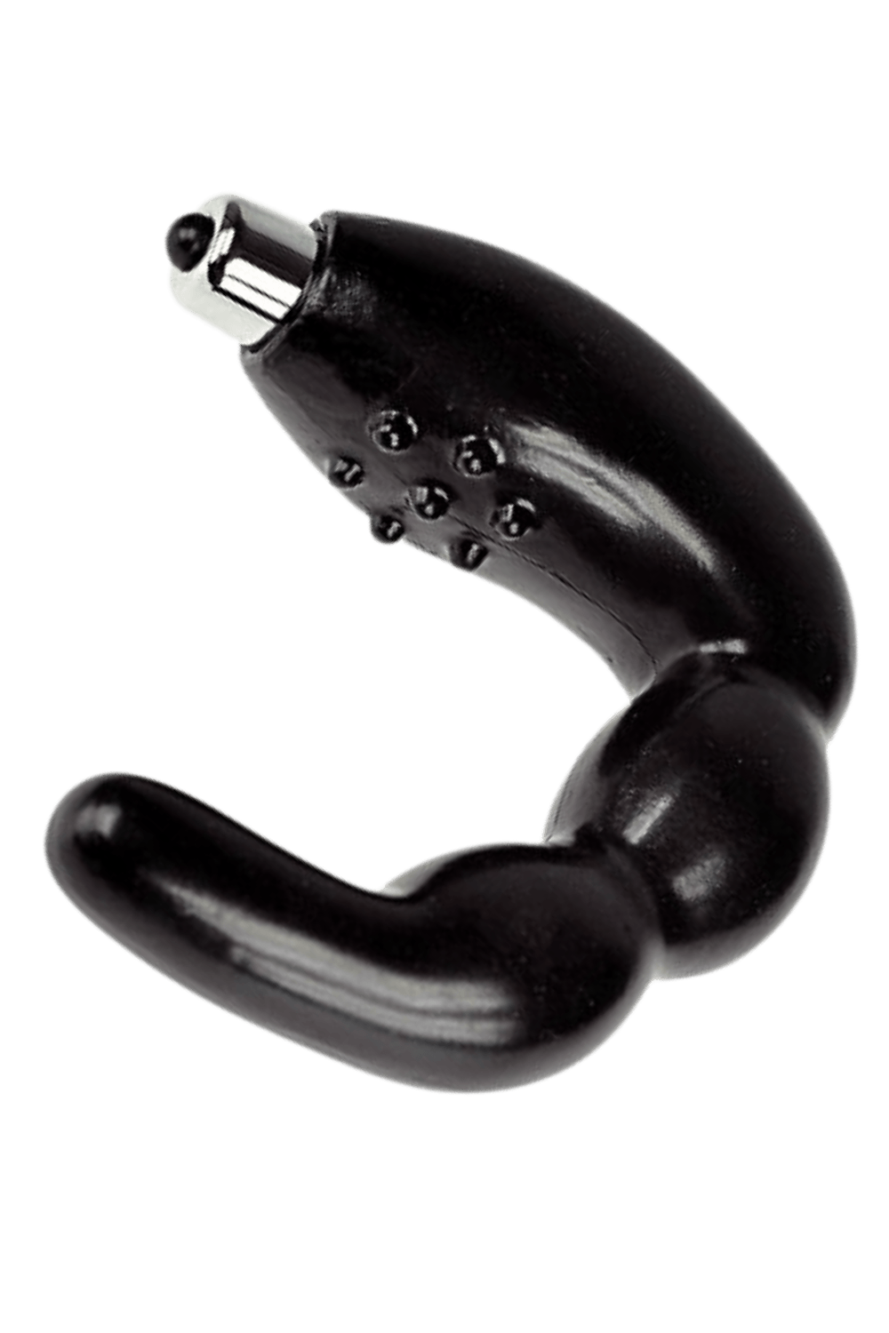 Stimulateur de Prostate Vibrant Noir 1 dosette lubrifiant — Pocket Pleasure