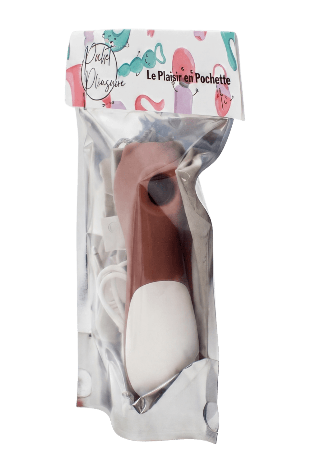 Stimulateur de clitoris Teddy Bear Pocket Pleasure 1 dosette de lubrifiant - Pocket Pleasure
