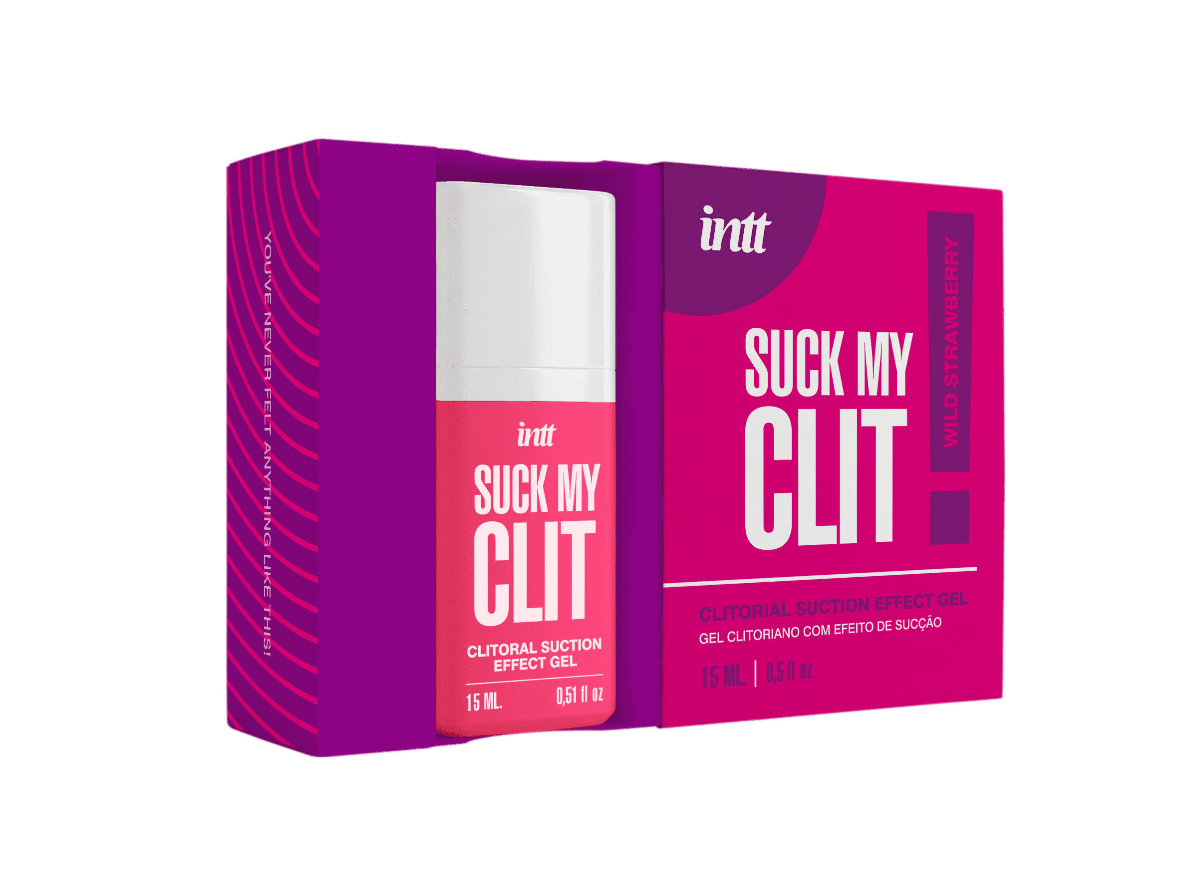 Suck my clit Fraise - 15 ml - Intt Cosmétiques