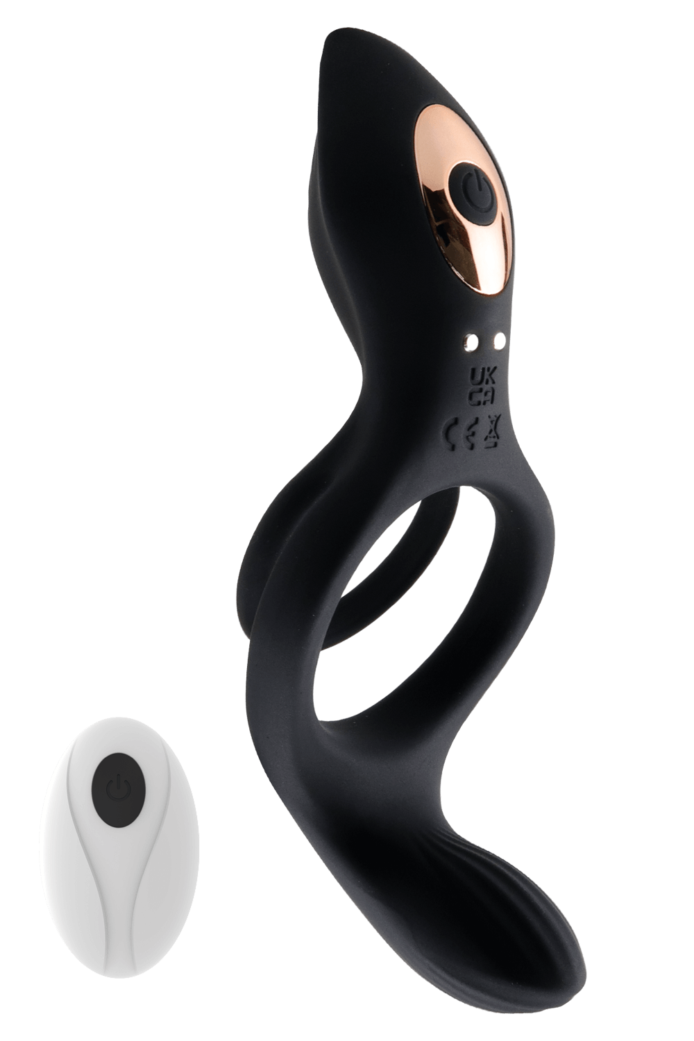 TITAN – Cockring Vibrant Télécommandé - Coeur Ardent