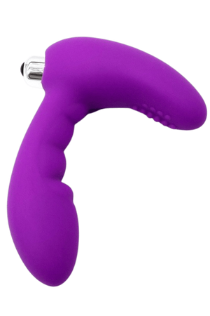 Vibromasseur anal violet stimulateur de prostate Pocket Pleasure 1 dosette lubrifiant -Pocket Pleasure