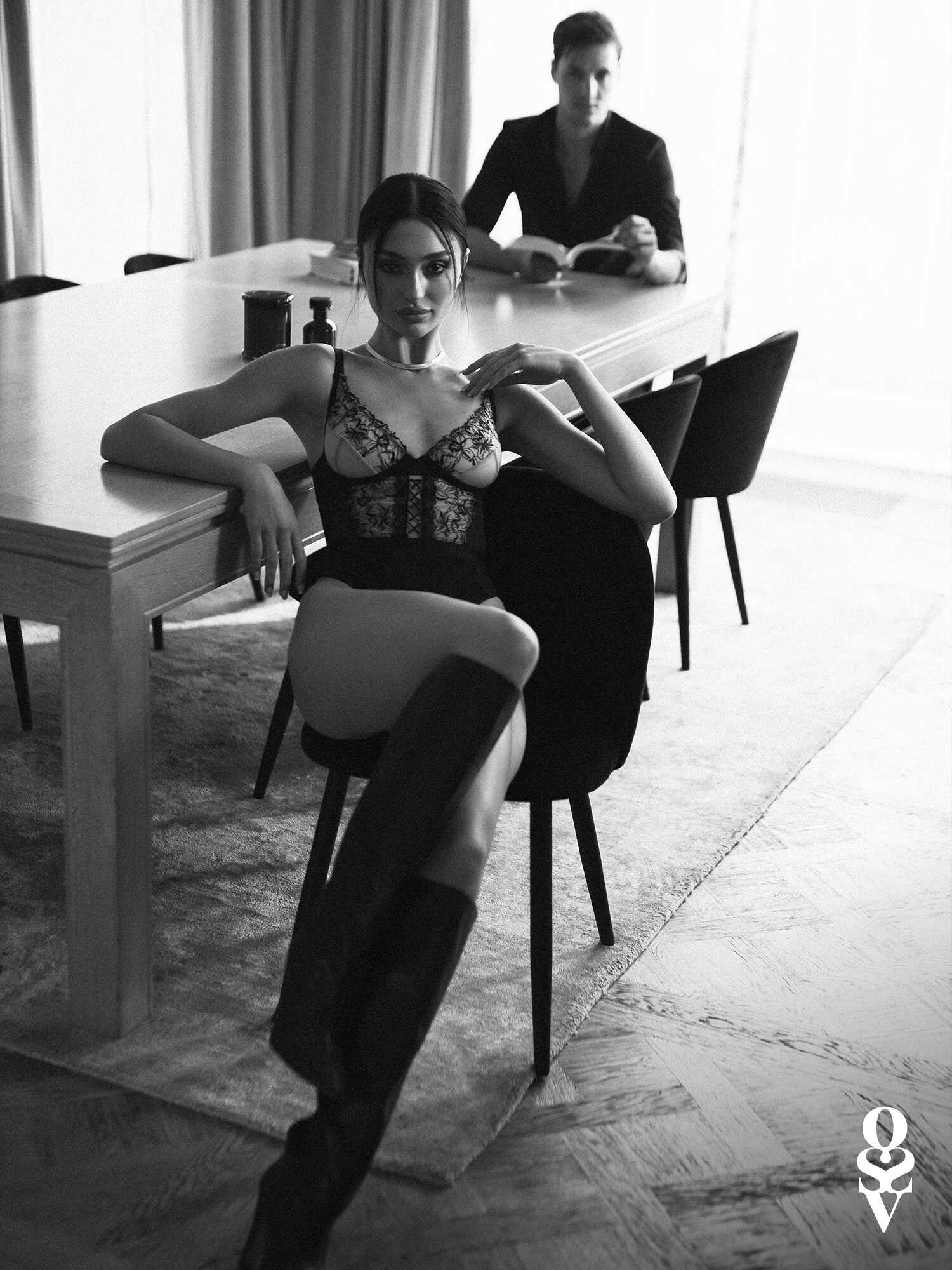 Vila blanes body - Noir - Obsessive