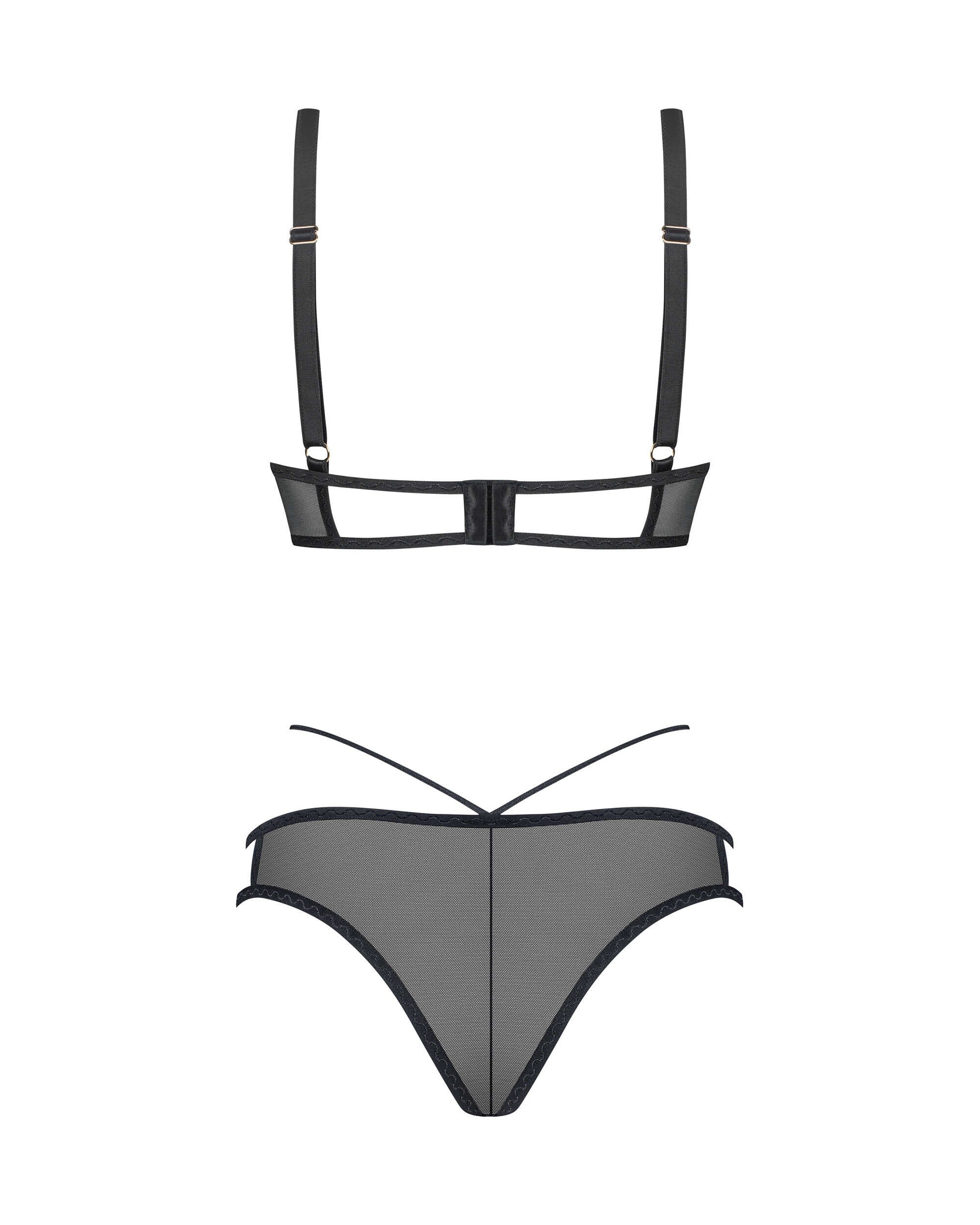 Vila blanes ensemble 2 pièces - Noir - Obsessive