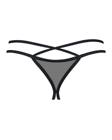 Vila blanes string ouvert - Noir - Obsessive