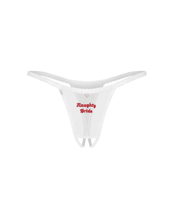 Weddya Bride ensemble de lingerie 3 pièces blanc - Obsessive