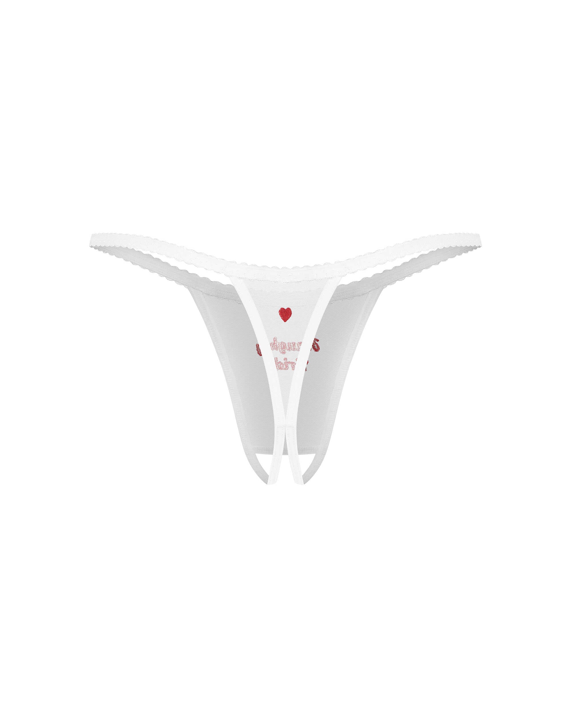 Weddya string blanc - Obsessive