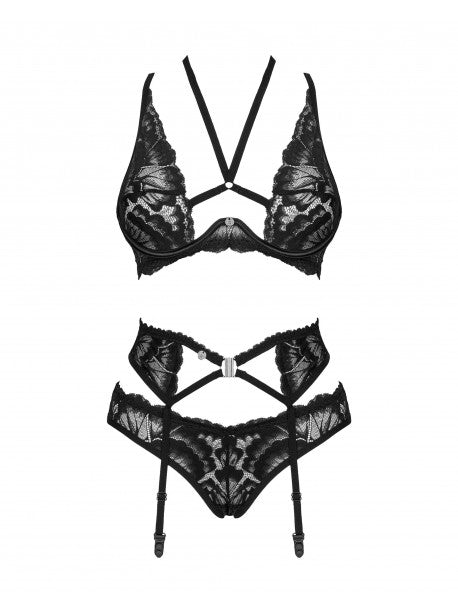 Alessya Ensemble 3 pcs - Noir