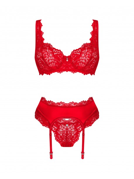 Amor Cherris ensemble 3 pièces - Rouge