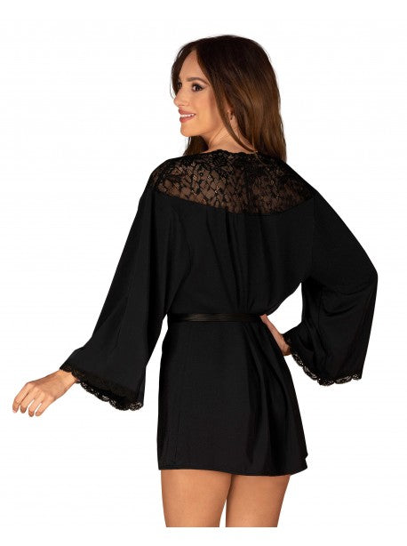 Bellastia peignoir - Noir