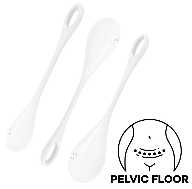 Satisfyer Yoni Power 1 – Boules de geisha – Blanc