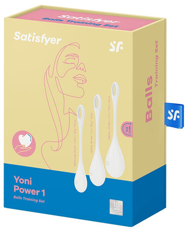 Satisfyer Yoni Power 1 – Boules de geisha – Blanc