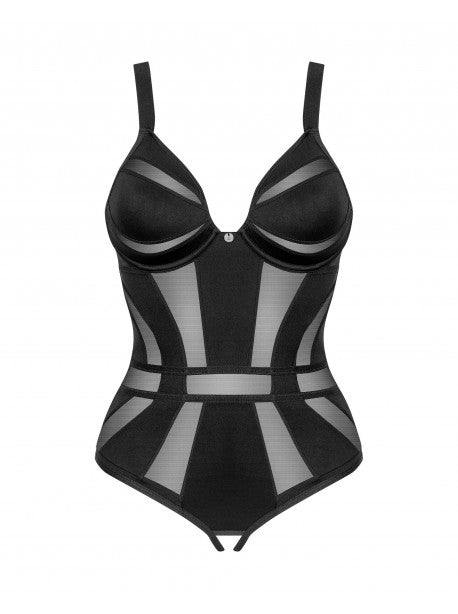 Chic Amoria body ouvert - Noir