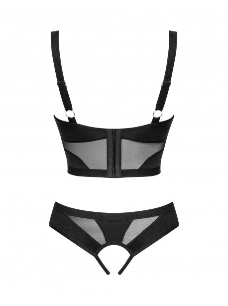 Chic Amoria ensemble ouvert - Noir