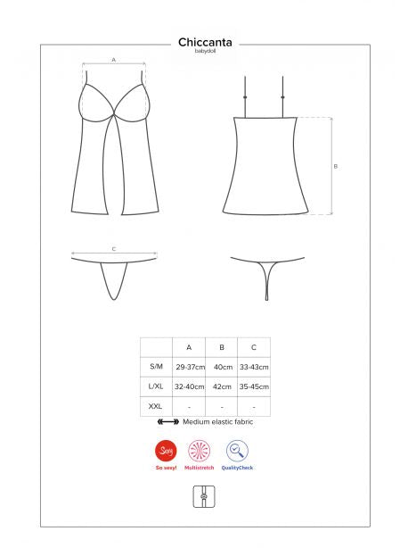 Chiccanta Babydoll - Noir