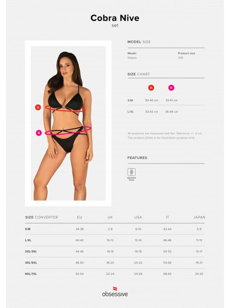 Cobra Nive Ensemble 2 pcs - Noir