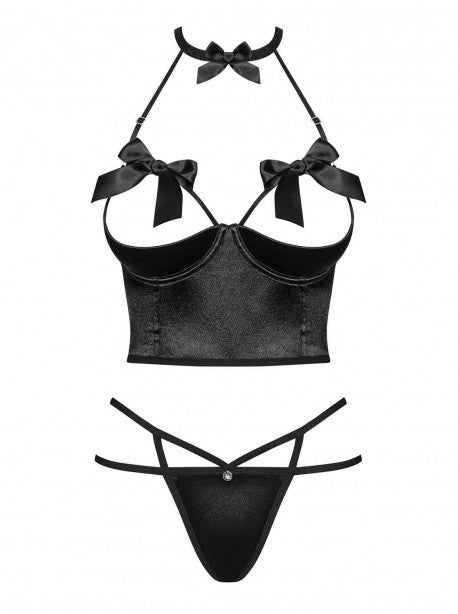 Delishya ensemble ouvert - Noir