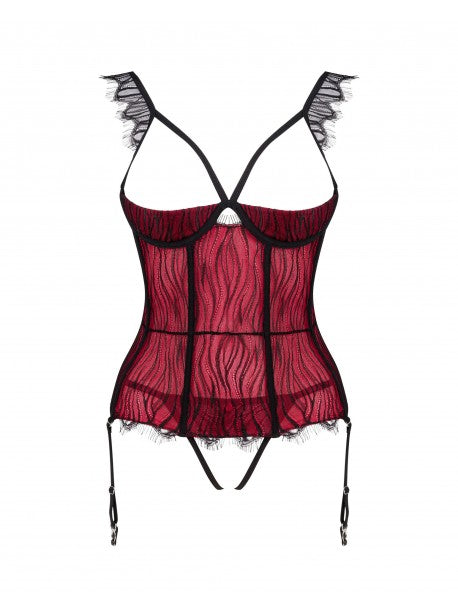 Denissa ensemble Corset et string