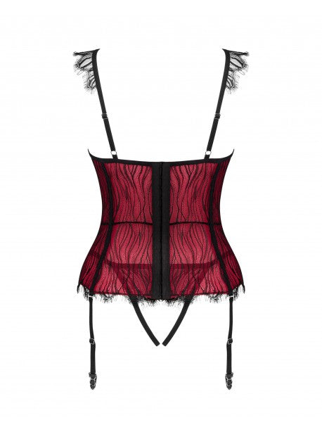 Denissa ensemble Corset et string