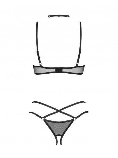 Donarella ensemble ouvert 3 pièces - Noir NP