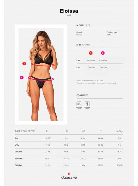 Eloissa Ensemble 2 pcs - Noir