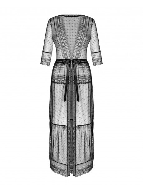 Estiqua peignoir - Noir