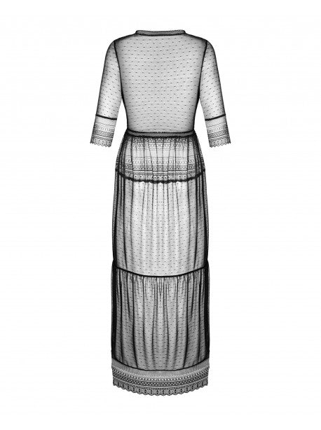 Estiqua peignoir - Noir