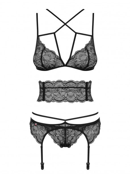 Frivolla Ensemble 4 pcs - Noir