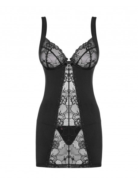 Heartina Nuisette -Noir / Rouge